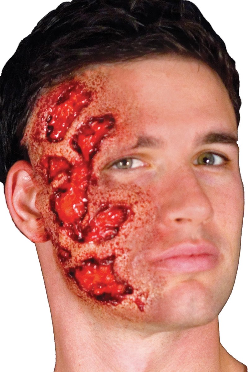 Haza Original Applicatie Brandwond Halloween Unisex