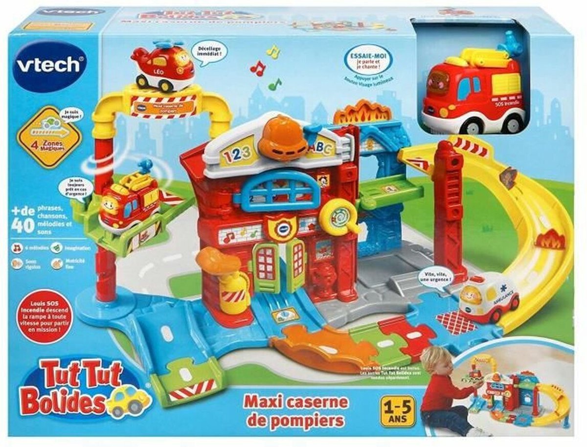 VTech Maxi Fire Station met geluid Voertuigen speelset