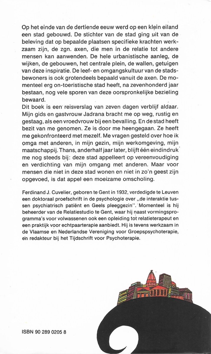 De Stad Van Axen - back cover