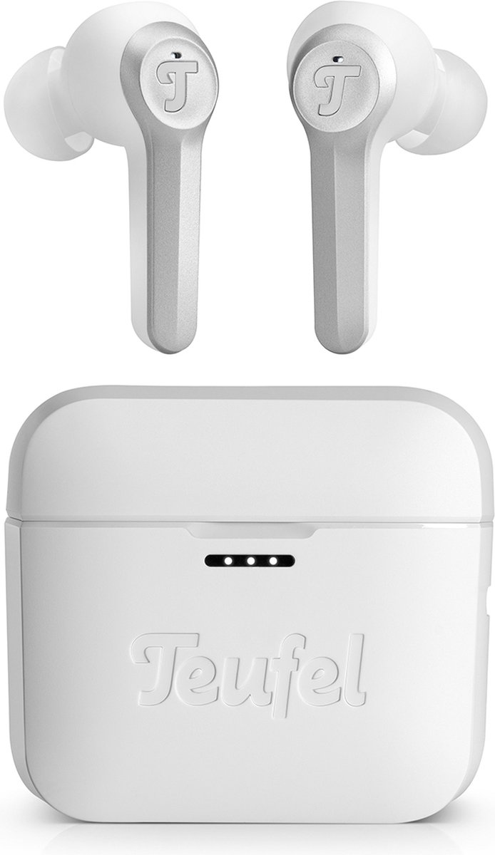 Teufel AIRY TWS | In-ear bluetooth koptelefoon, draadloze oortjes met  oplaadcase - wit | bol.com