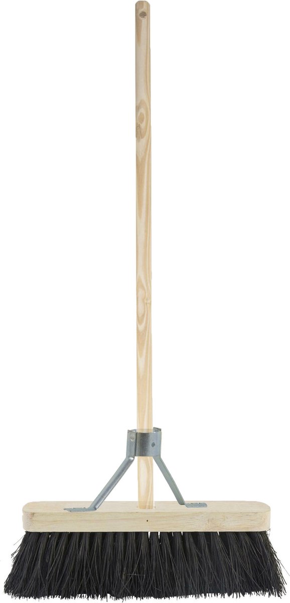 Goedkoopste Betra Buitenbezem - FSC hout - natuurvezel - 40 x 130 cm - tuinbezem