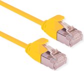 ROLINE F/UTP DataCenter Patchkabel Cat.6A (Class EA), LSOH, extra dun, geel, 3 m