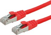 VALUE Patchkabel Cat.6 (Class E) S/FTP (PiMF), LS0H, rood, 1,5 m