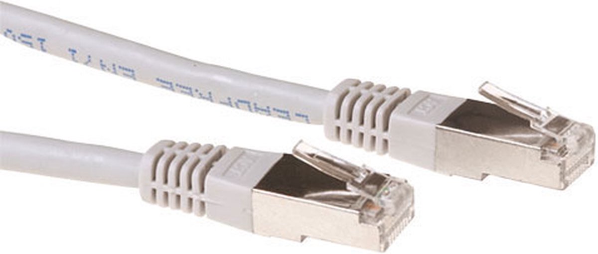 ACT IB4015 LSZH SFTP CAT6A Patchkabel Grijs - 15 meter