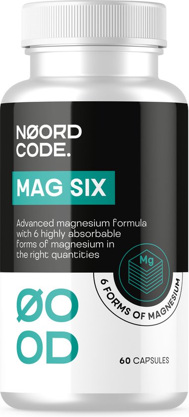 NoordCode Mag Six - 6 Vormen Magnesium - 60 Capsules