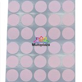 Ronde stickers etiketten "MULTIPLAZA" - 20mm ● METALLIC-ROZE ● 18 x 30 etiketten (540) - archiveren - opvallen - universeel - markeren - organiseren - hobby - knutselen - feest