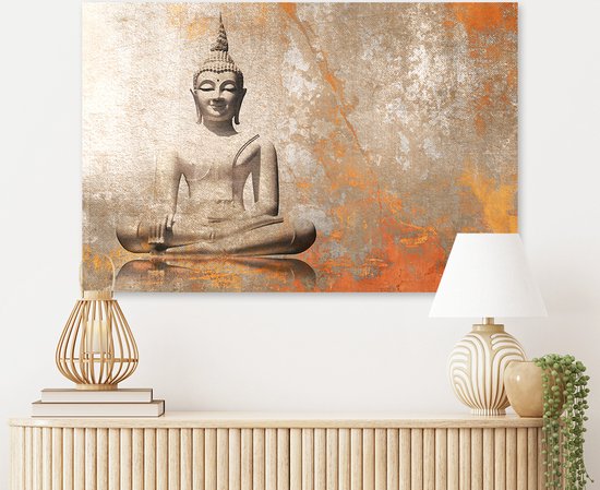 Aluminium Schilderij Boeddha
