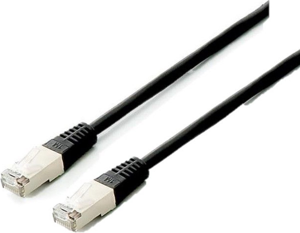 Equip 605696 Patch cable Cat.6A, S/FTP (PIMF) LSOH, black, 10m