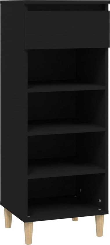 vidaXL-Schoenenkast-40x36x105-cm-bewerkt-hout-zwart