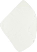 Meyco Bébé Uni cape de bain - hydrophile - blanc cassé - 80x80cm