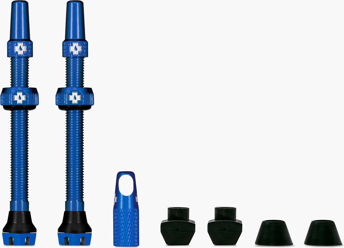 Muc-Off V2 Tubeless ventielset 44 mm, blauw