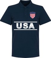 Verenigde Staten Team Polo - Navy - 3XL