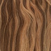 My Hair Affair - Hair Extensions - Seamless Clip In Hair - Mocha Melt - Human Hair - Double Drawn
