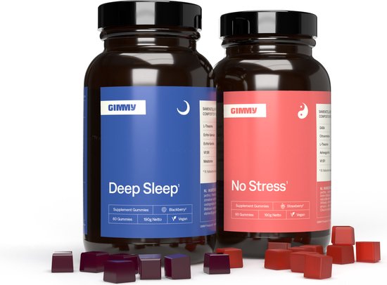 GIMMY Deep sleep Slaap supplementen Premium vitamine gummies voor