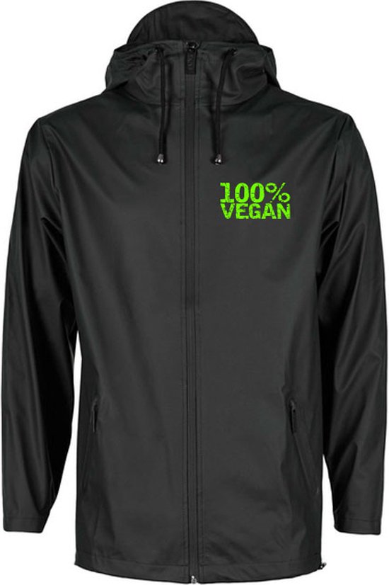Vegan 100% Windjack | Vegetarisch | Vegetarier | Regenjas | Kinder | Kinderjas | Jas