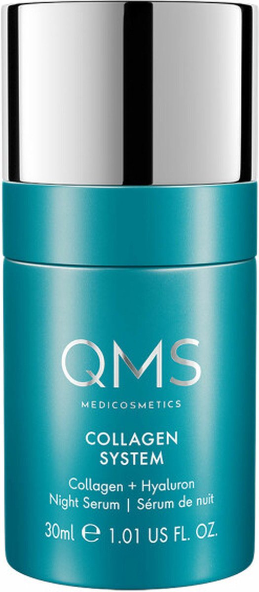 QMS Night Collagen Serum - 30ml - Gezichtsverzorging - Anti Rimpel - Serum - Skincare + 2 Gratis QMS Samples