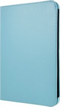Arara Hoes Geschikt voor iPad 20212020/2019 - 10.2 inch - 9e/8e/7e generatie hoes - draaibaar - bookcase - Aqua Blauw