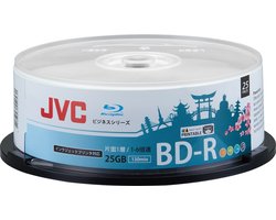 JVC BD-R SL 25GB/6X Inktjet White Printable Cake 25