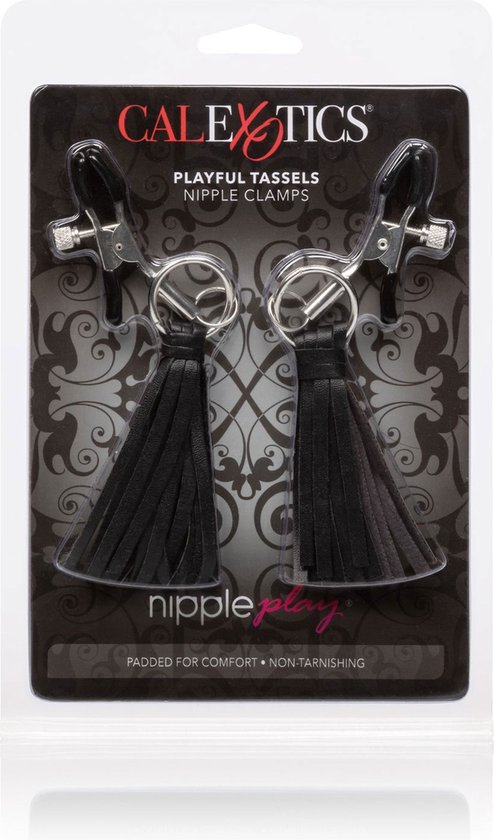 Calexotics Playful Tassels Nipple Clamps Bondage Sm Nipple Clamps