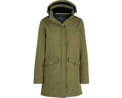 BJØRNSON Ylva Softshell Parka Veste Intermédiaire Coupe-Vent Dames - Taille 40 - Mayfly