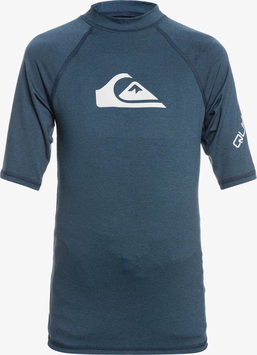 Quiksilver UV Surf T-shirt voor jongens All Time Korte mouw UPF50 Blazer – -146cm Blauw