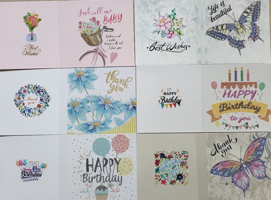 PATIKIL 30 sets puur katoenen aquarel kaarten 150 lb/300 GSM