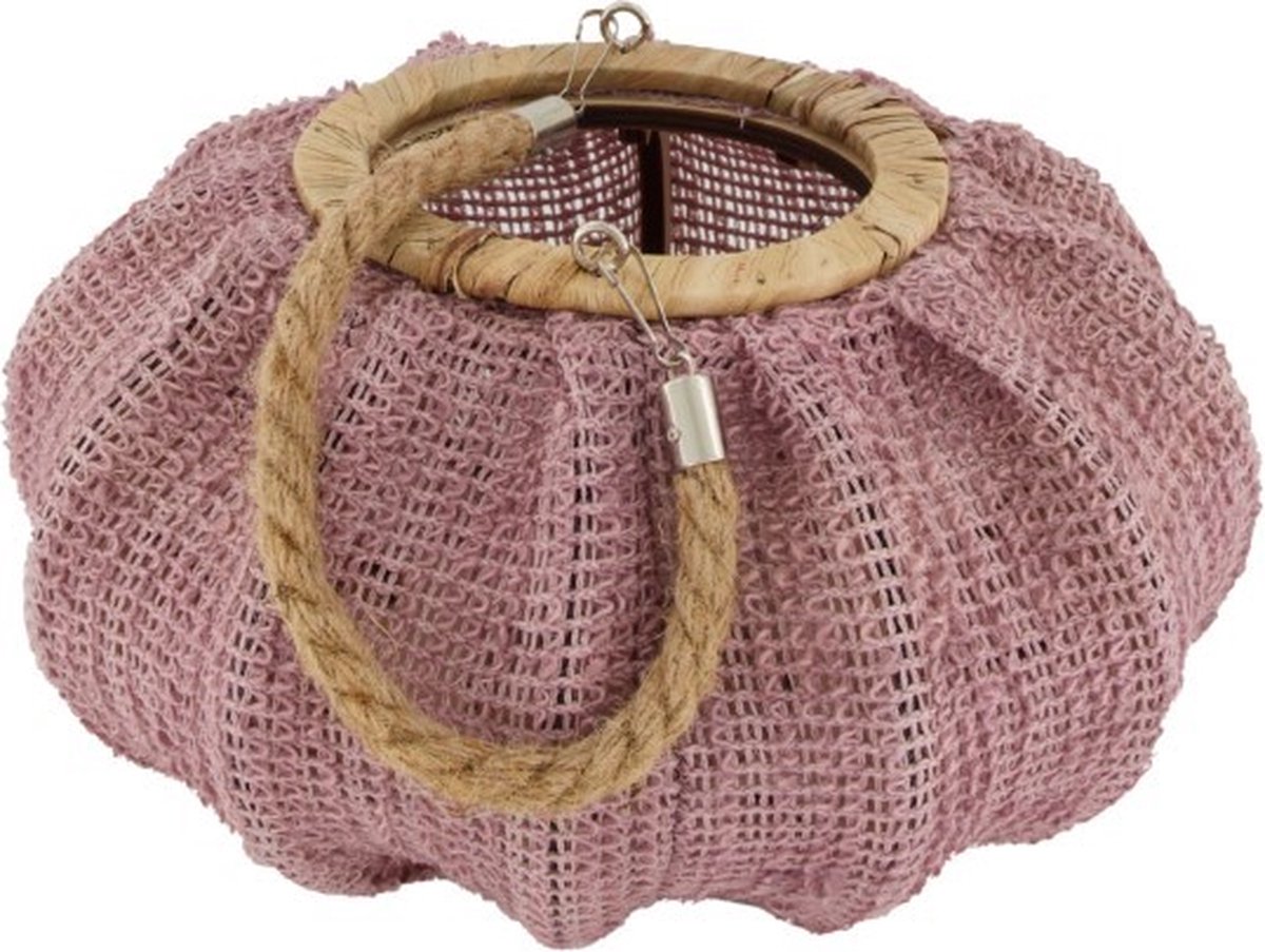 Lantaarn Cotton met glas