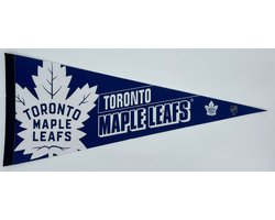 USArticlesEU - Toronto Maple Leafs - Canada - NHL - Vaantje - Ijshockey - Hockey - Ice Hockey - Sportvaantje - Pennant - Wimpel - Vlag - 31 x 72 cm - white logo design