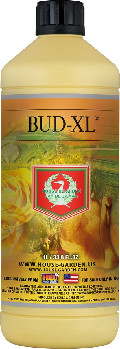 House&Garden Bud xl 250ml Van der Zwaan Nutrients