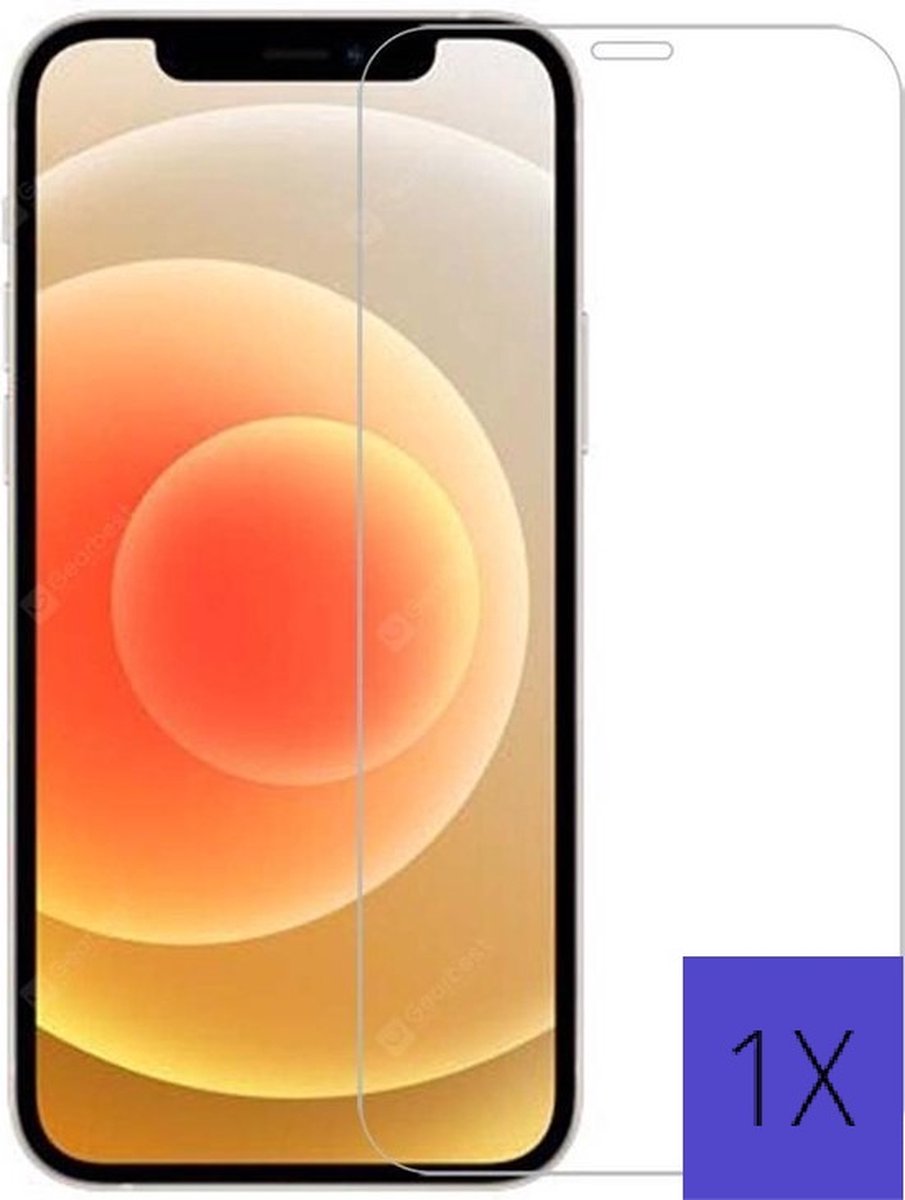 Screenprotector Geschikt voor Iphone 12 mini – Tempered Glass - Beschermglas
