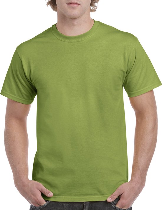 T-shirt met ronde hals 'Heavy Cotton' merk Gildan Kiwi - XL