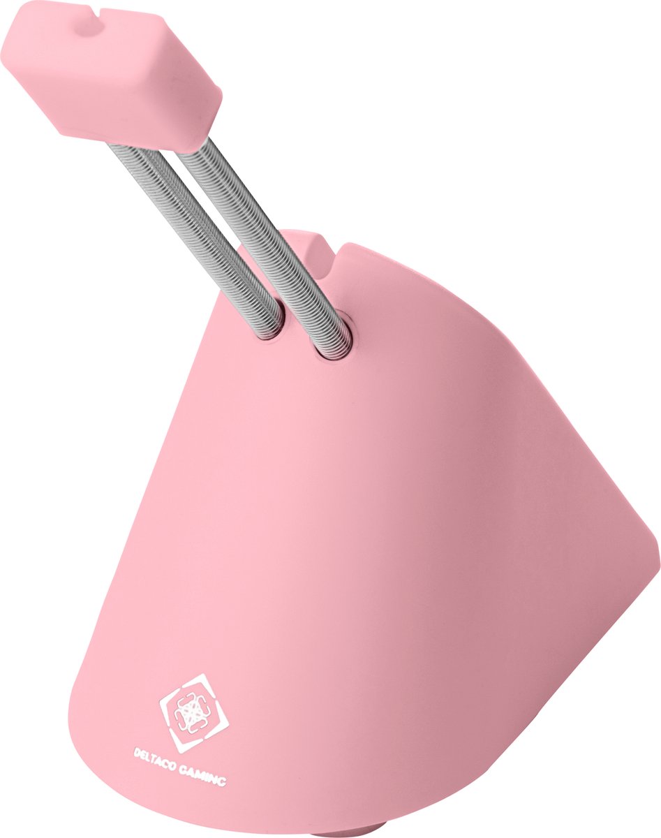 Deltaco - Gaming Muis Bungee – Verstelbare Houder – Roze