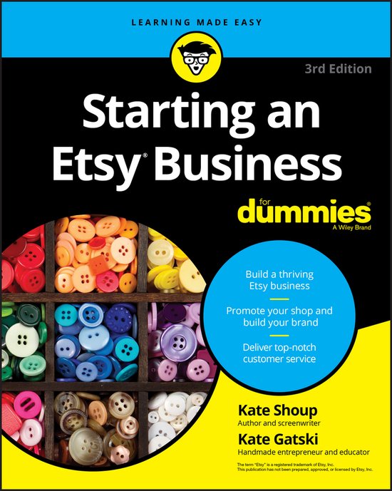 Starting an Etsy Business For Dummies - cover