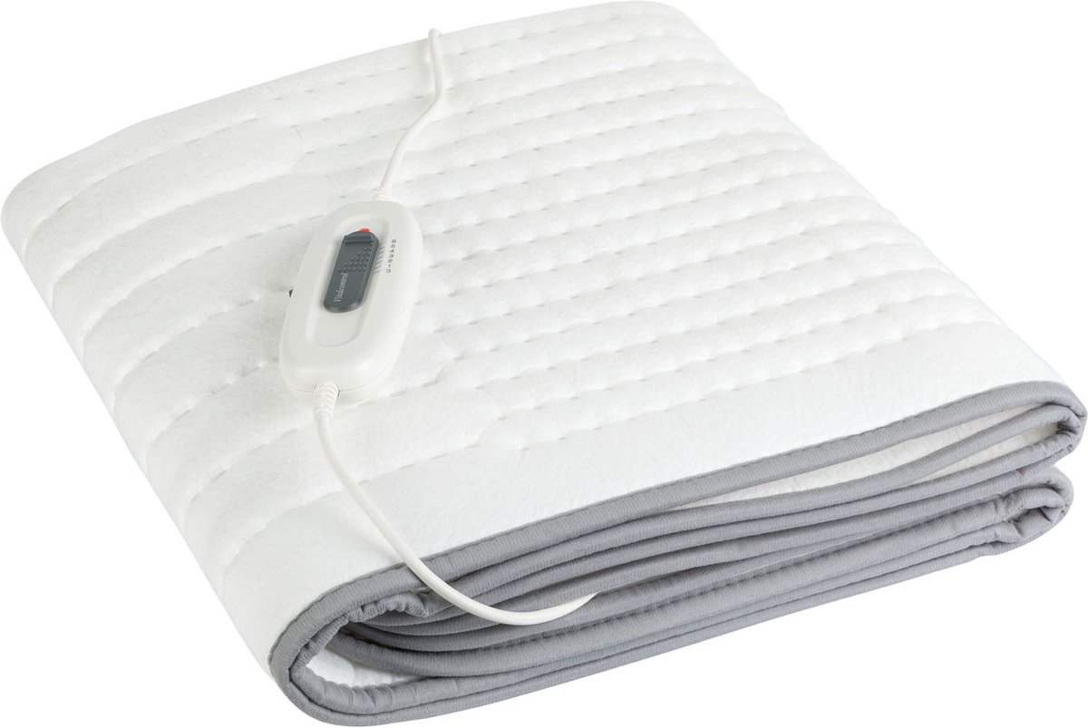 Sanitas SWB 55 Elektrische Onderdeken | 6 Temperatuurstanden | 150 x 80 cm | Fleece | Extra warme voetzone | Automatische uitschakeling | Machinewasbaar tot 30 °C | 2 Jaar garantie - Sanitas - €44,50