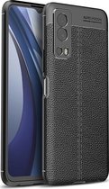 Mobigear Hoesje geschikt voor Vivo Y52 Telefoonhoesje Flexibel TPU | Mobigear Luxury Backcover | Y52 Case | Back Cover - Zwart