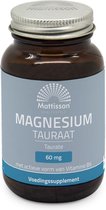 Mattisson Magnesium Tauraat met Vitamine B6 - Vegan Voedingssupplement - 60 Capsules