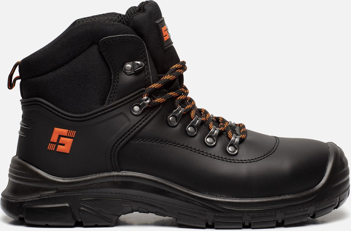 Safeet Builder S3 Veiligheidsschoen Hoog Zwart Maat 42