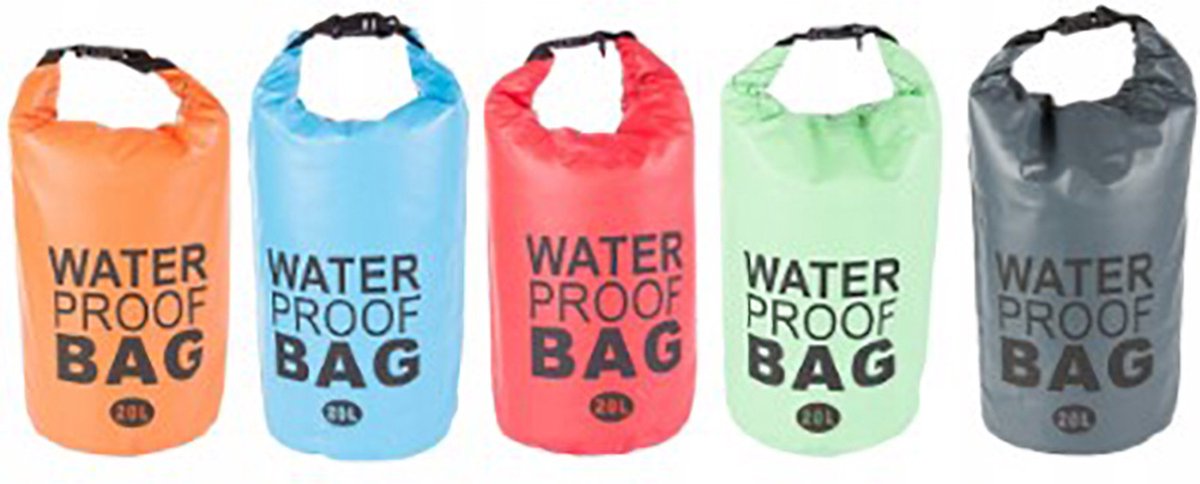 Waterproof Drybag - Drybag 20 Liter - Waterdichte tas – Strandtas - Oranje