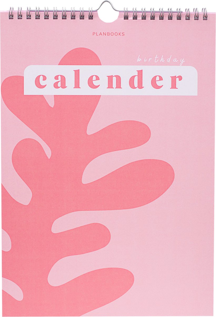 Planbooks - Verjaardagskalender - Verjaardagskalender volwassenen - Verjaardagskalender