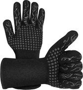 bbq handschoenen - Barbeque accesoires - Brandveilig - Zwart - 2 stuks