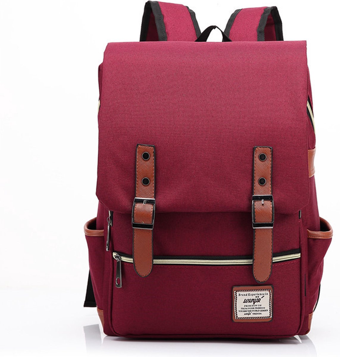 Vermanto Rugtas - Rugzak - 25 Liter - Boekentas - Laptop - School - Boekentas - Heren - Dames - Rood