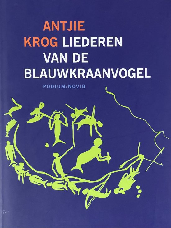 Cover van het boek 'Liederen van de blauwkraanvogel' van A. Krog