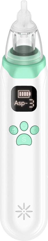 Hoy en Dia® Neusreiniger baby Snoetenpoetsers -Neuspeer met USB – Elektrische Neuszuiger baby – Toetenpoetsers – Muziek