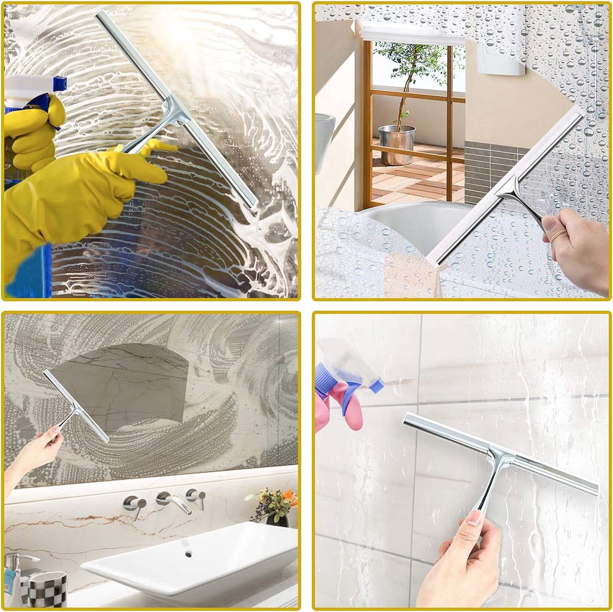 Douchewisser Glazen trekker douche raamtrekker