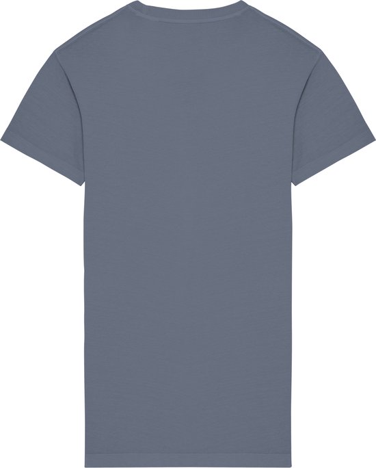 Milieubewuste oversized T-shirtjurk dames Washed Mineral Grey - XL