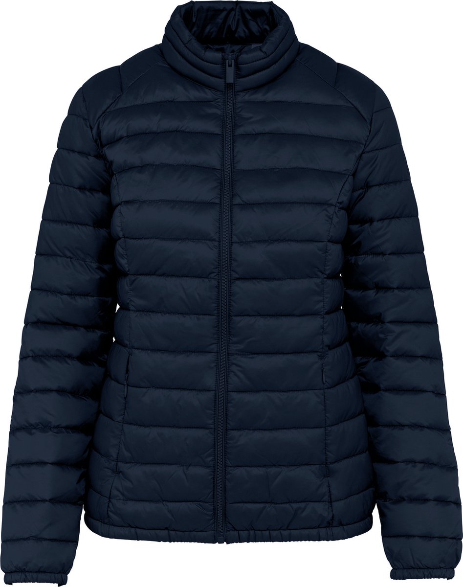 Gerecyclede lichte damesjas ‘Sorona’ polyester Marineblauw
