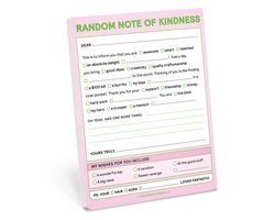 Knock Knock Random Note of Kindness Nifty Note