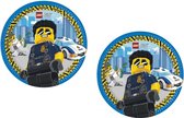 Lego - Lego City - Feestpakket - Verjaardag - Versiering - Kinderfeest - Party bordjes - Feestbordjes - Bordjes - 16 Stuks - Karton - Wegwerp.