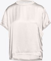 Beaumont Vintage Satin T-Shirt Off White 38
