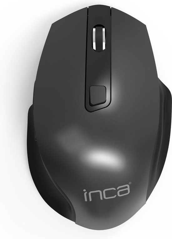 BasicTeQ: Inca IWM-515 Laser Muis/Mouse-USB- 1600 DPI - Ergonomic design - comfortable touch feeling - Rechtshandig